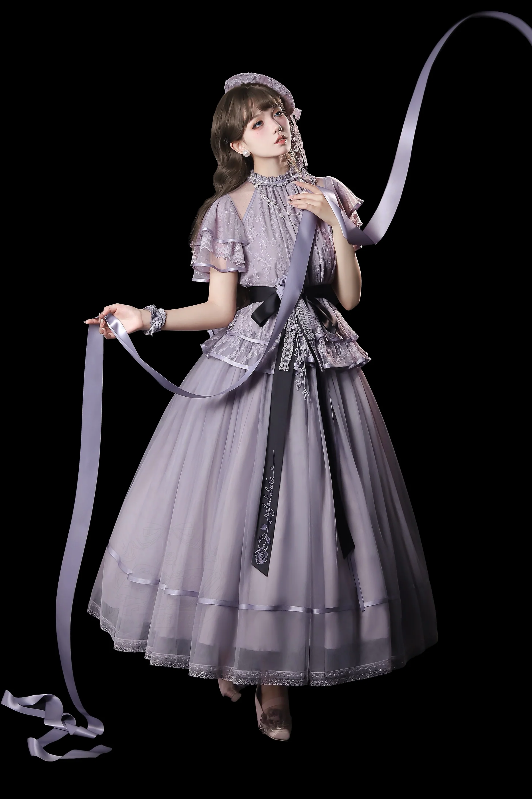 [Pre-order] Retro Elegant Inner + Top + Skirt + Accessories - Image 50