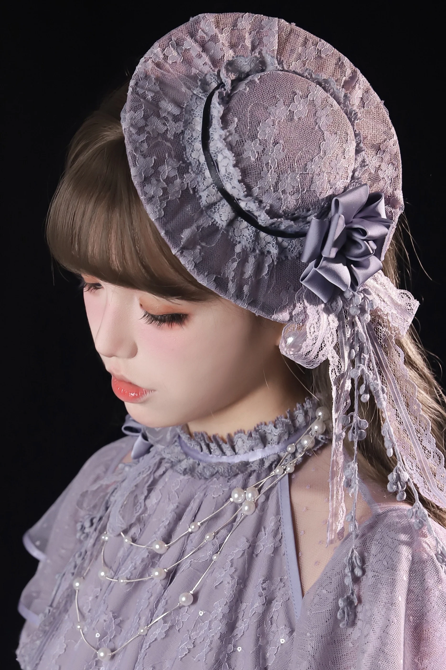 [Pre-order] Retro Elegant Inner + Top + Skirt + Accessories - Image 54