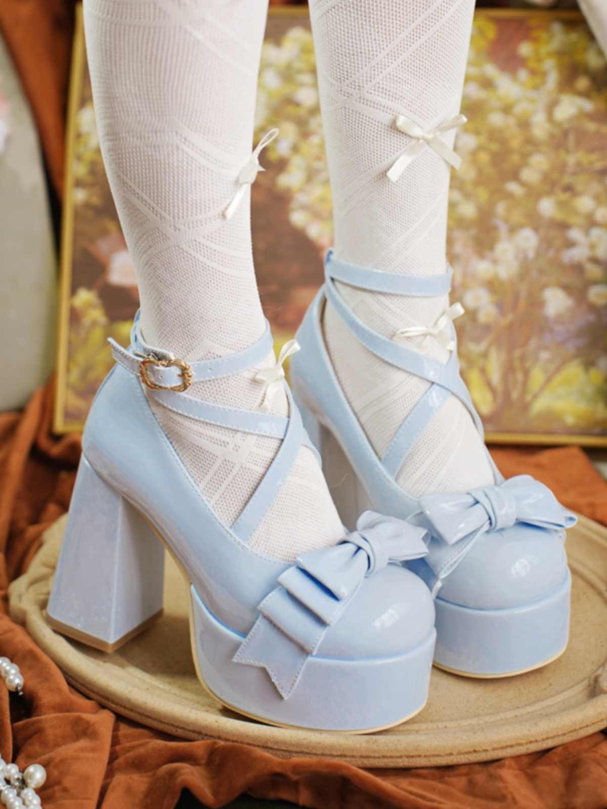Lolita Princess Flower Shoes - Image 8
