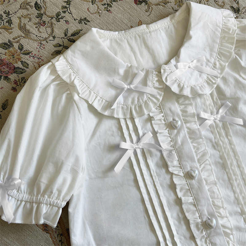 Lolita Puff Sleeves Shirt - Image 3
