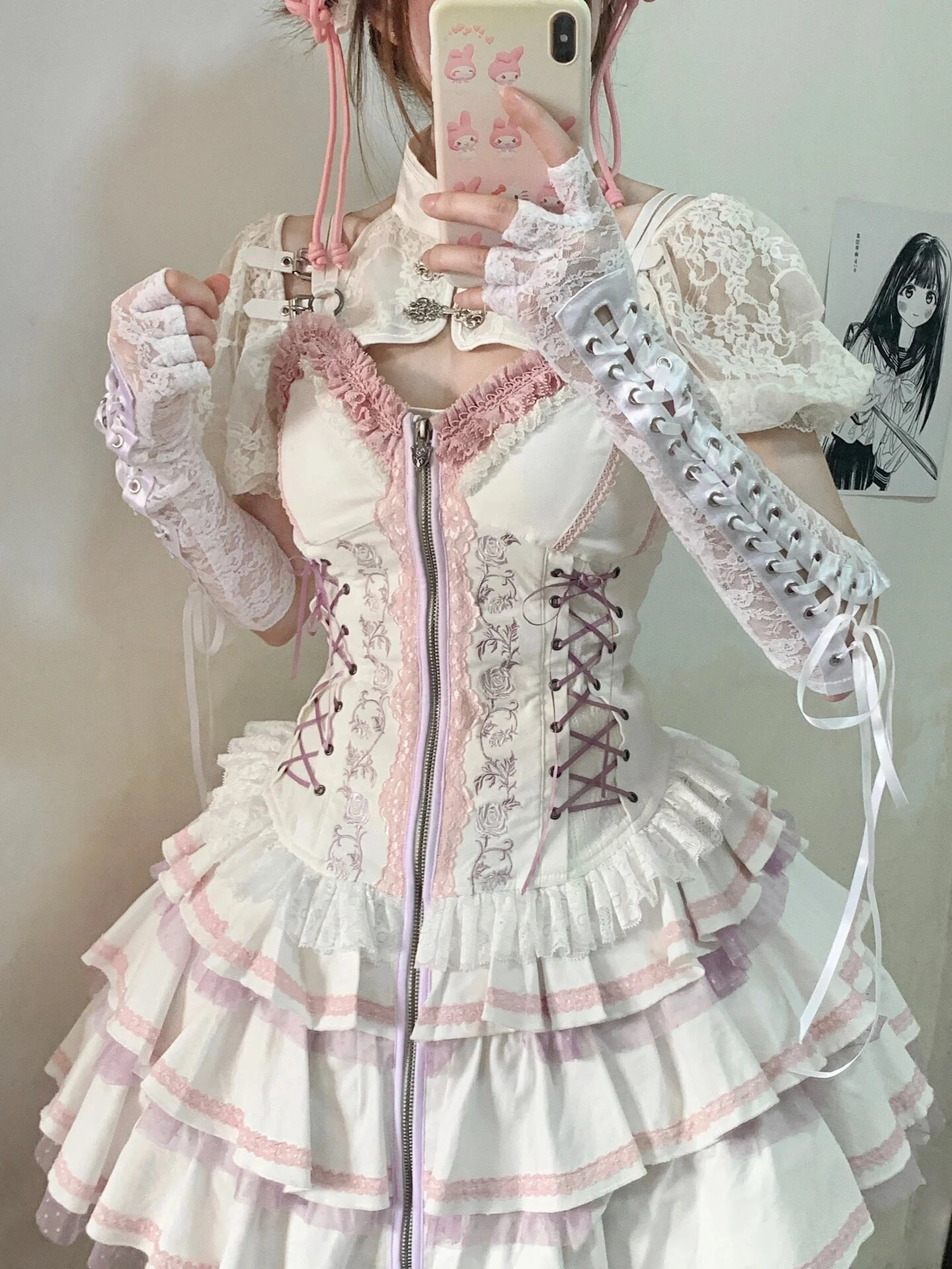 Lolita Rose JSK Embroidery Dress - Image 5