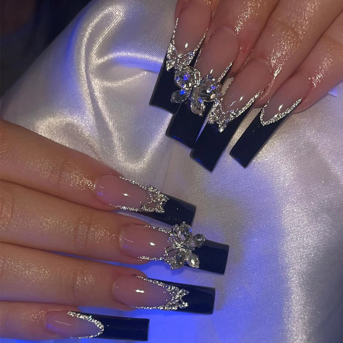 Long Square Press On Nails - Image 4