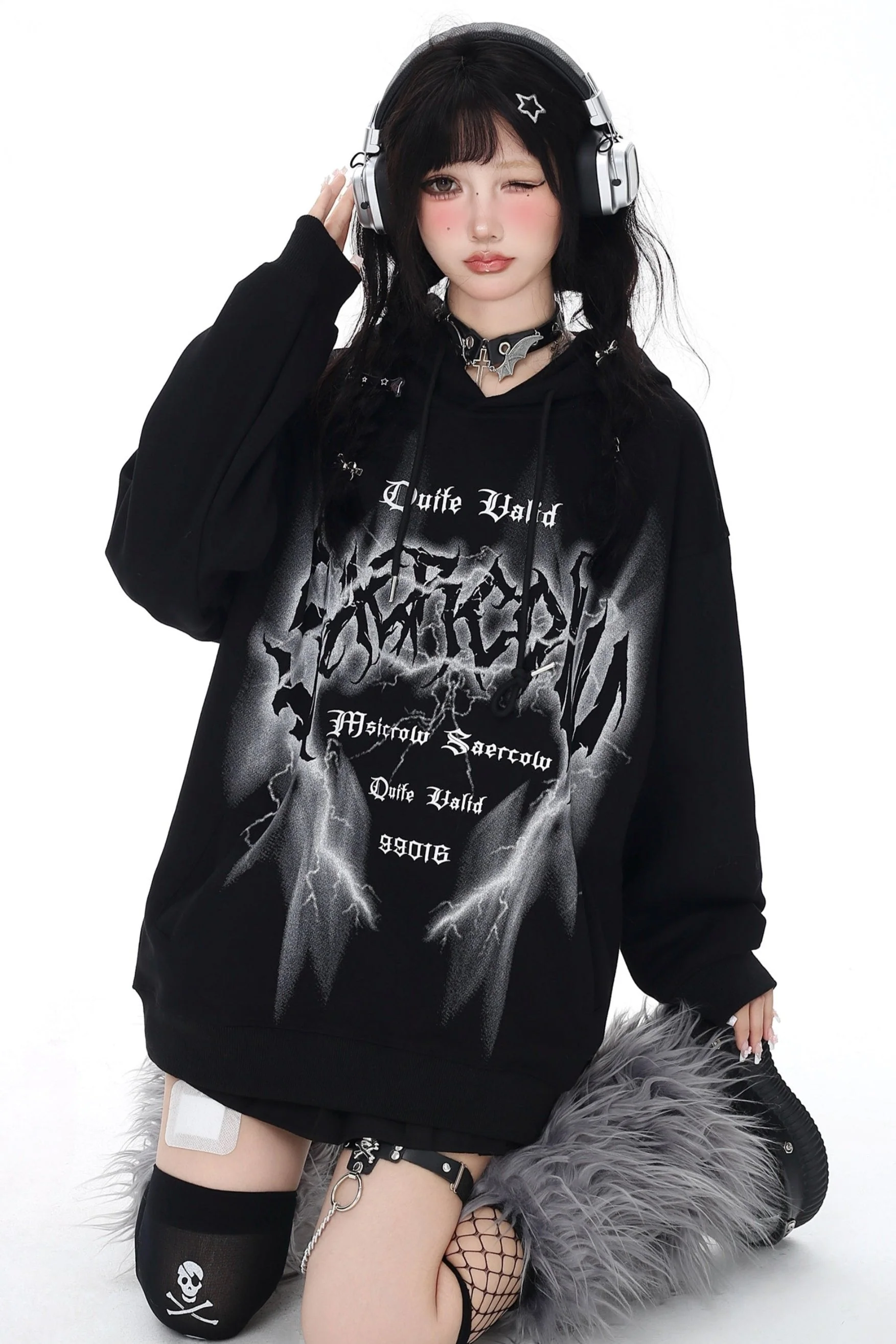 Loose Retro Hoodie Sweatshirt Jacket - Image 8