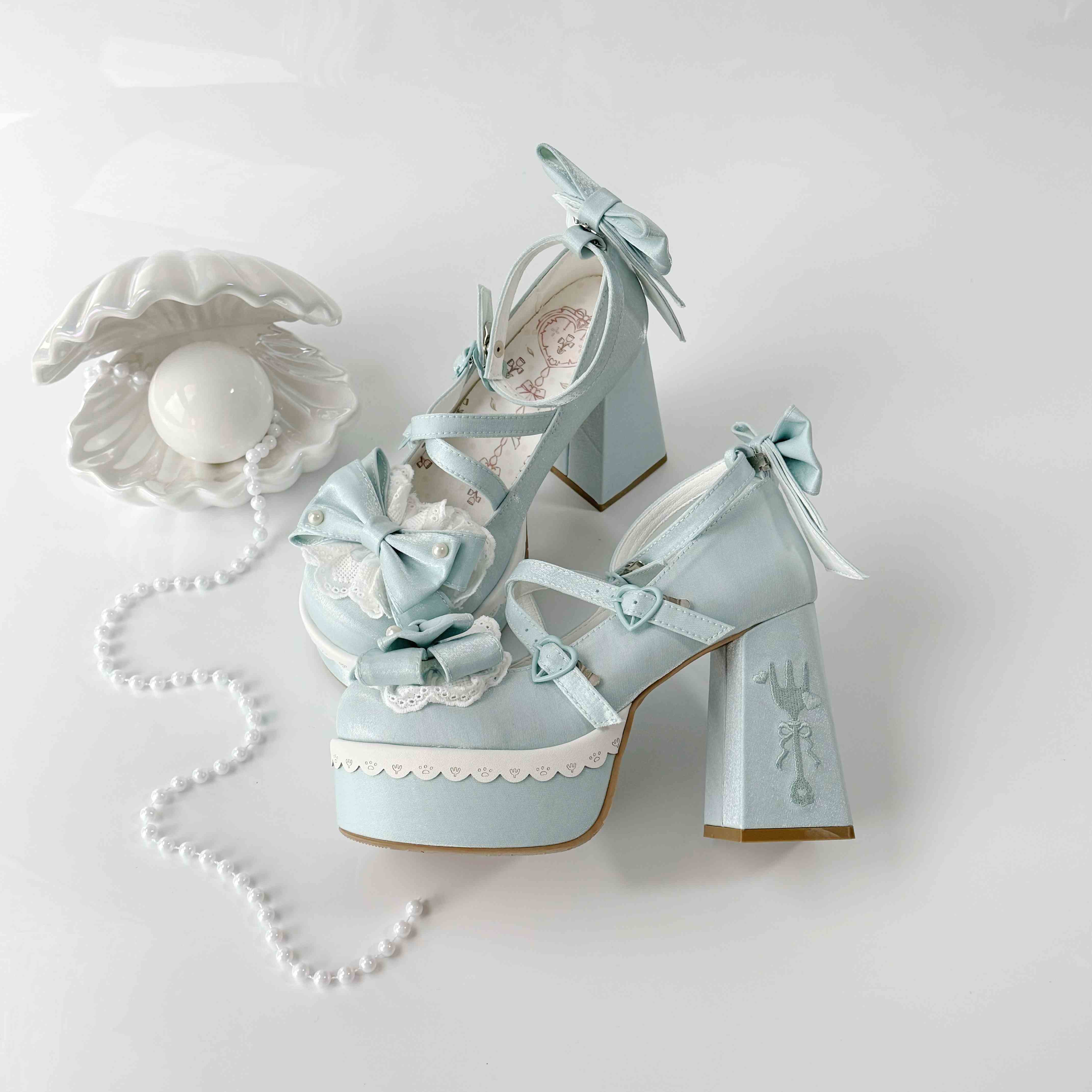 Love Letter High-heeled Lolita Shoes - Image 14