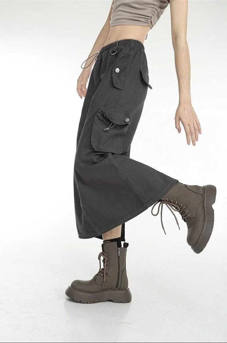 Low Rise Parachute Maxi Skirt - Image 5
