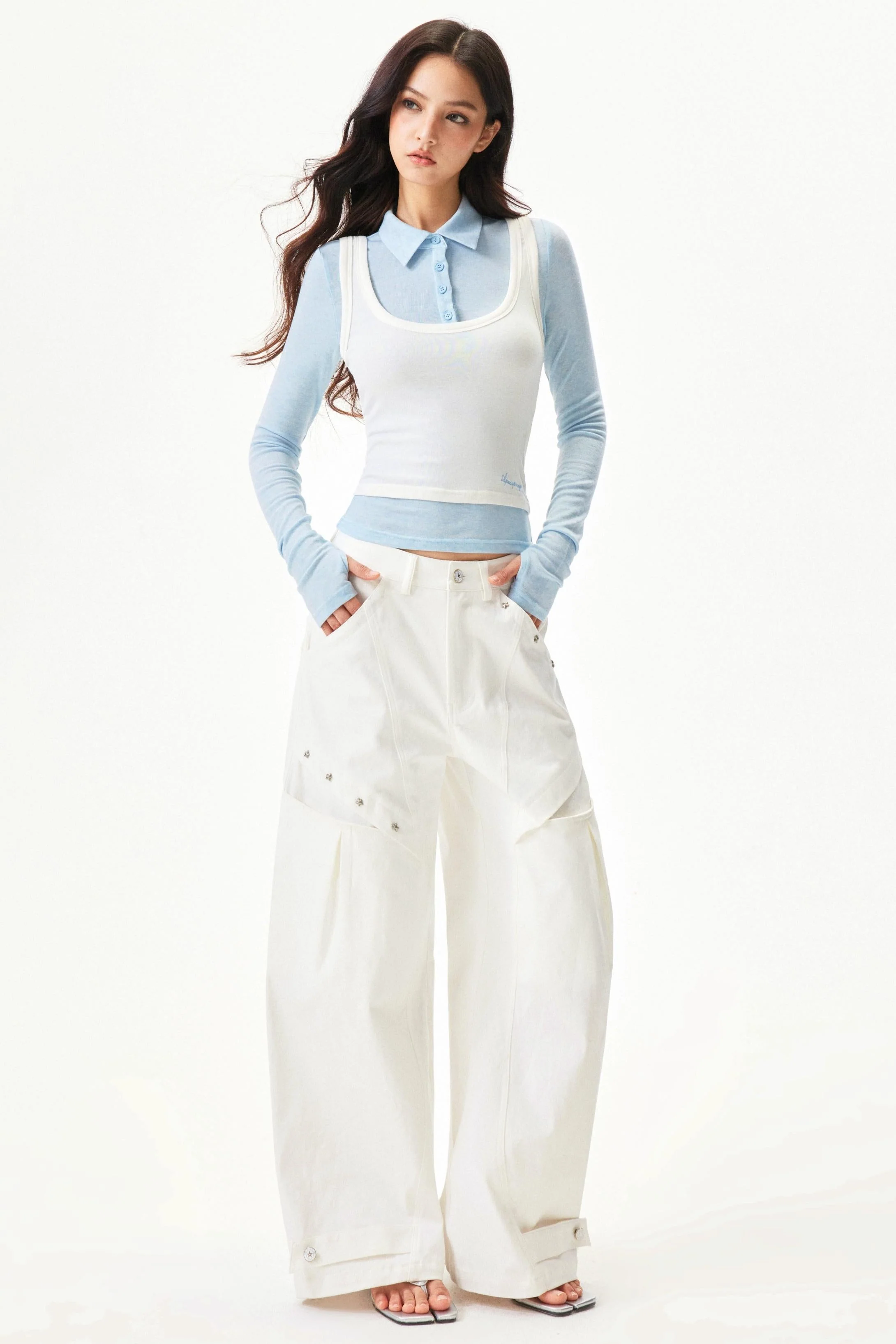 Lyocell Tencel Wool Knit Vest - Image 20
