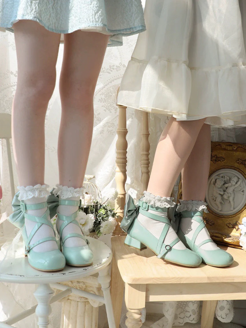 Madoka Mid-Heel Lolita Shoes - Image 14