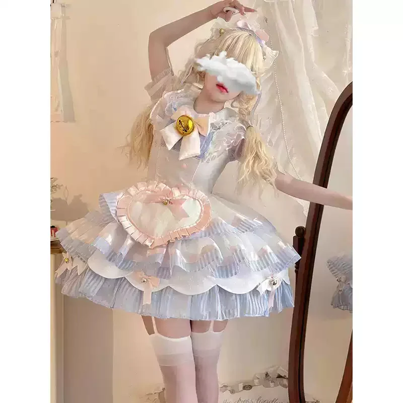 Magical Girl Lolita Bell Maid Dress - Image 2