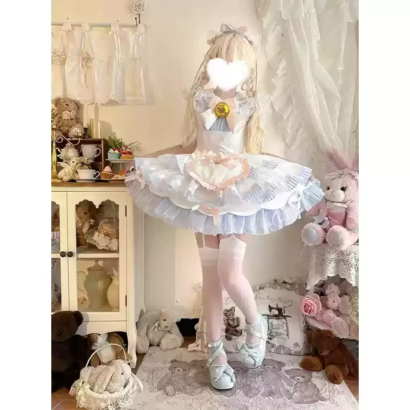 Magical Girl Lolita Bell Maid Dress - Image 3