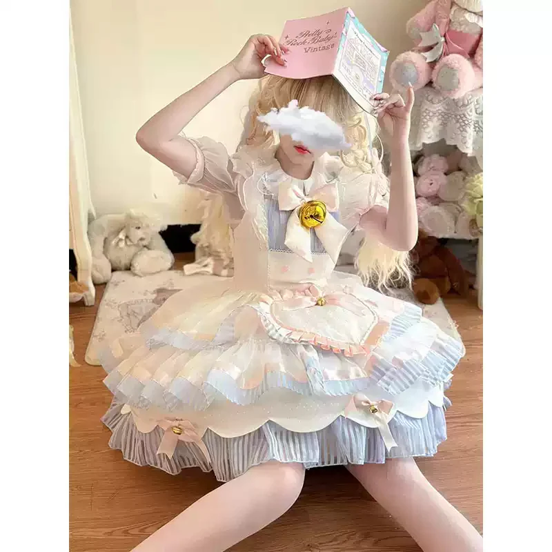 Magical Girl Lolita Bell Maid Dress - Image 4