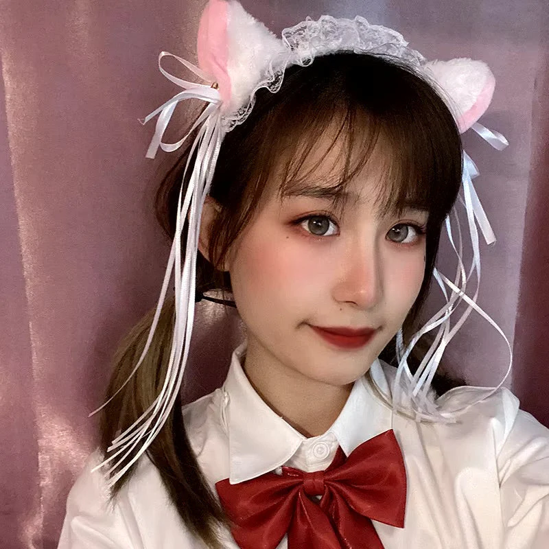 Maid Cafe Neko Ear Headband - Image 12