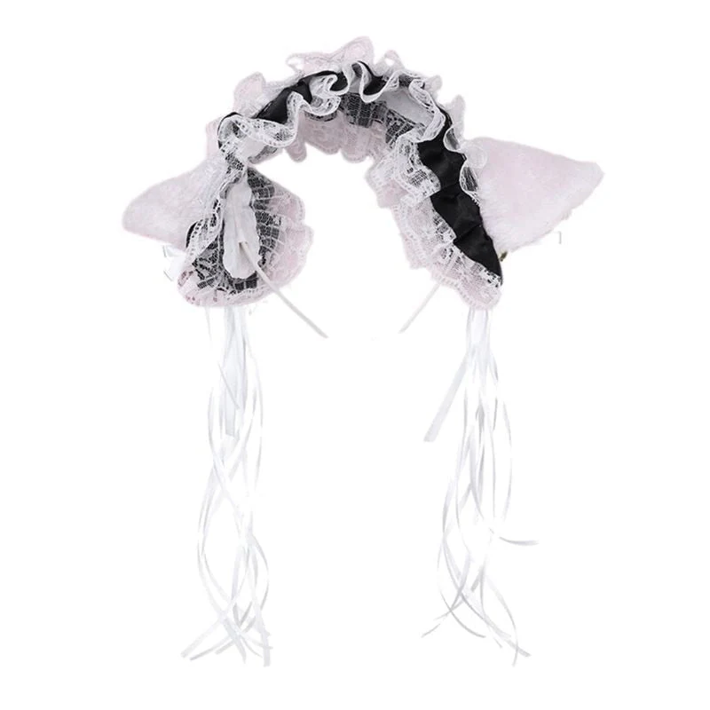 Maid Cafe Neko Ear Headband - Image 6