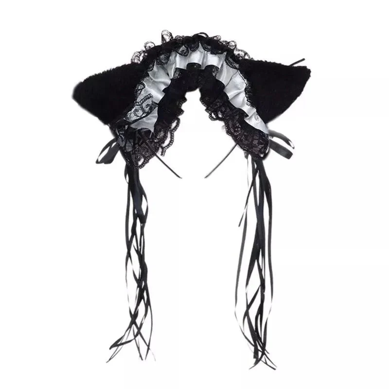 Maid Cafe Neko Ear Headband - Image 7