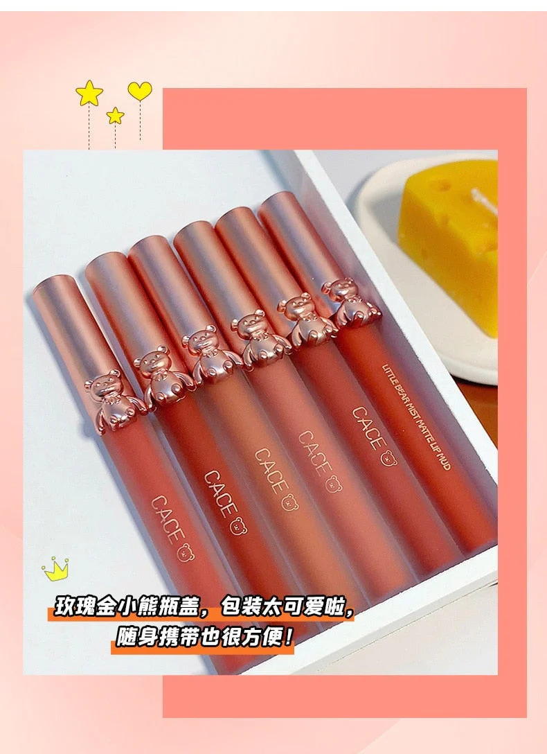 Matte Velvet Bear Liquid Lipstick - Image 14