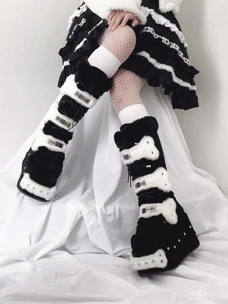 Melting Bones Y2K Chunky Boots - Image 7