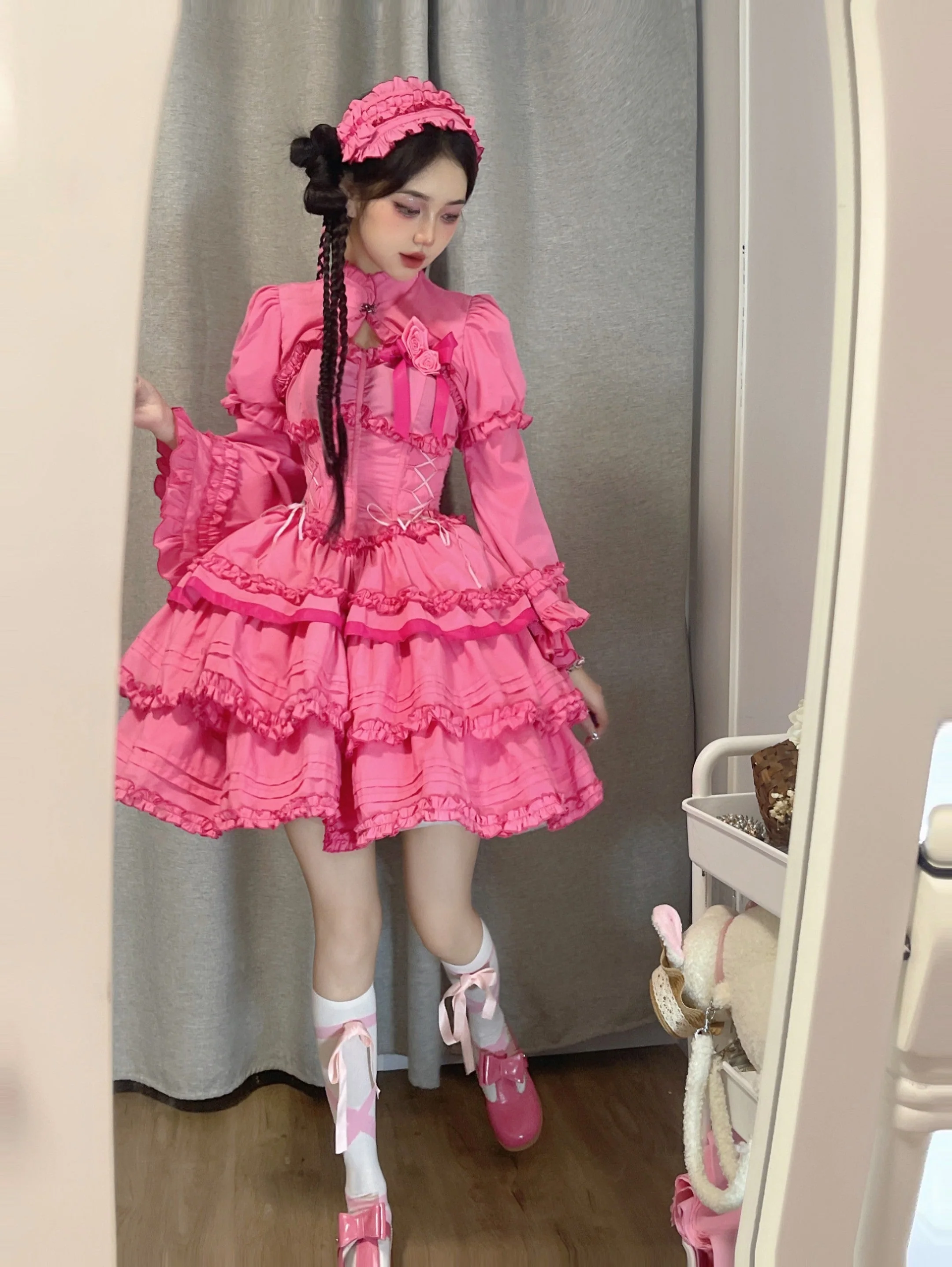 Gothic Lolita JSK Dress Christmas Short Sleeve Bolero - Image 29