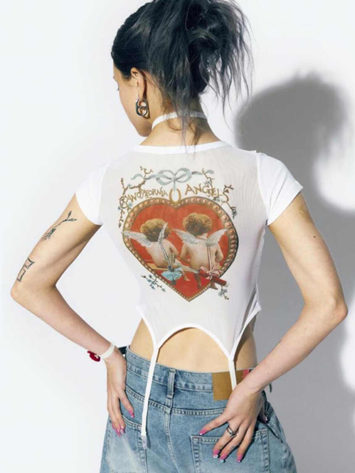 Mesh Angel Love Top - Image 4