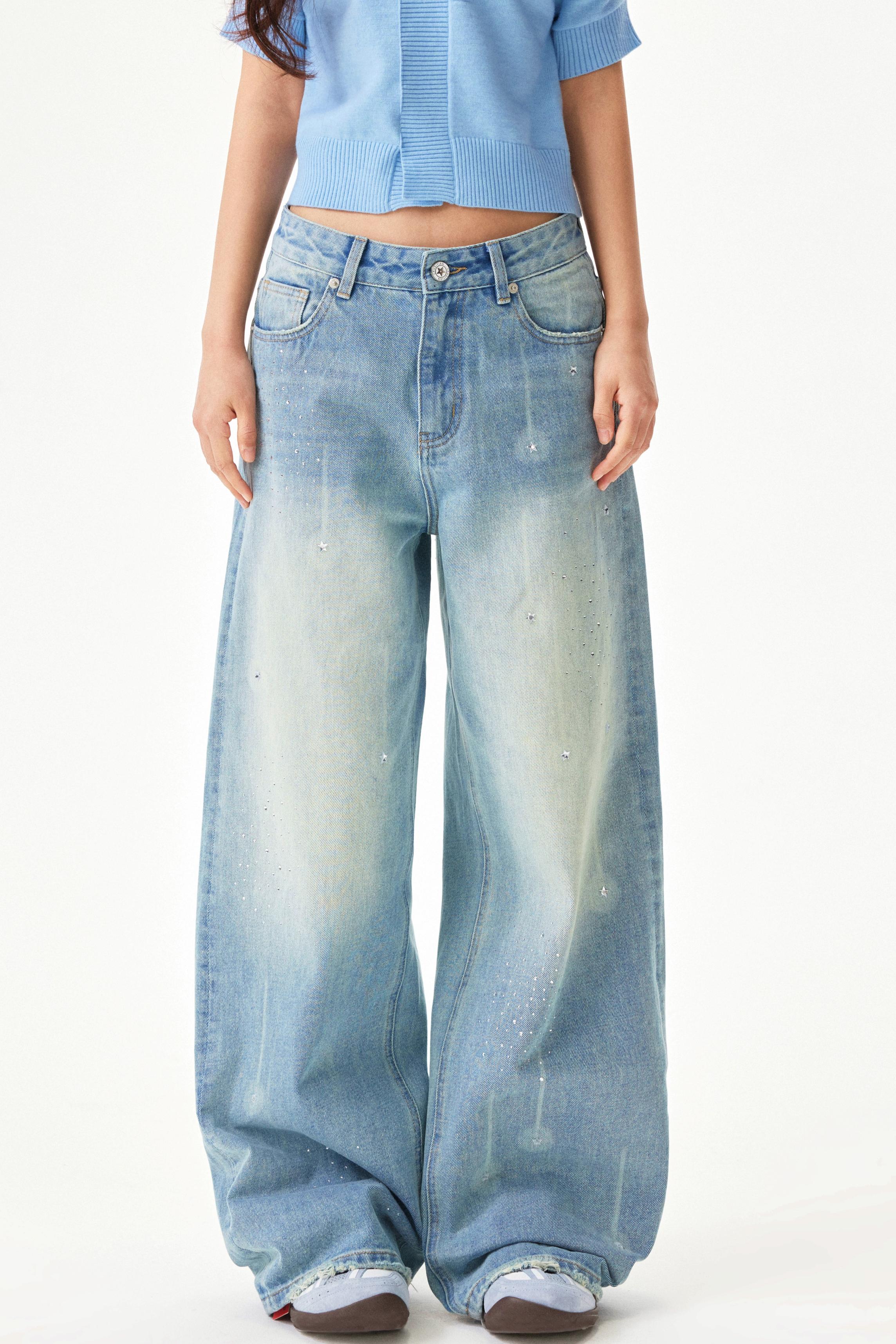 Meteor Shower Rhinestone Jeans - Image 18