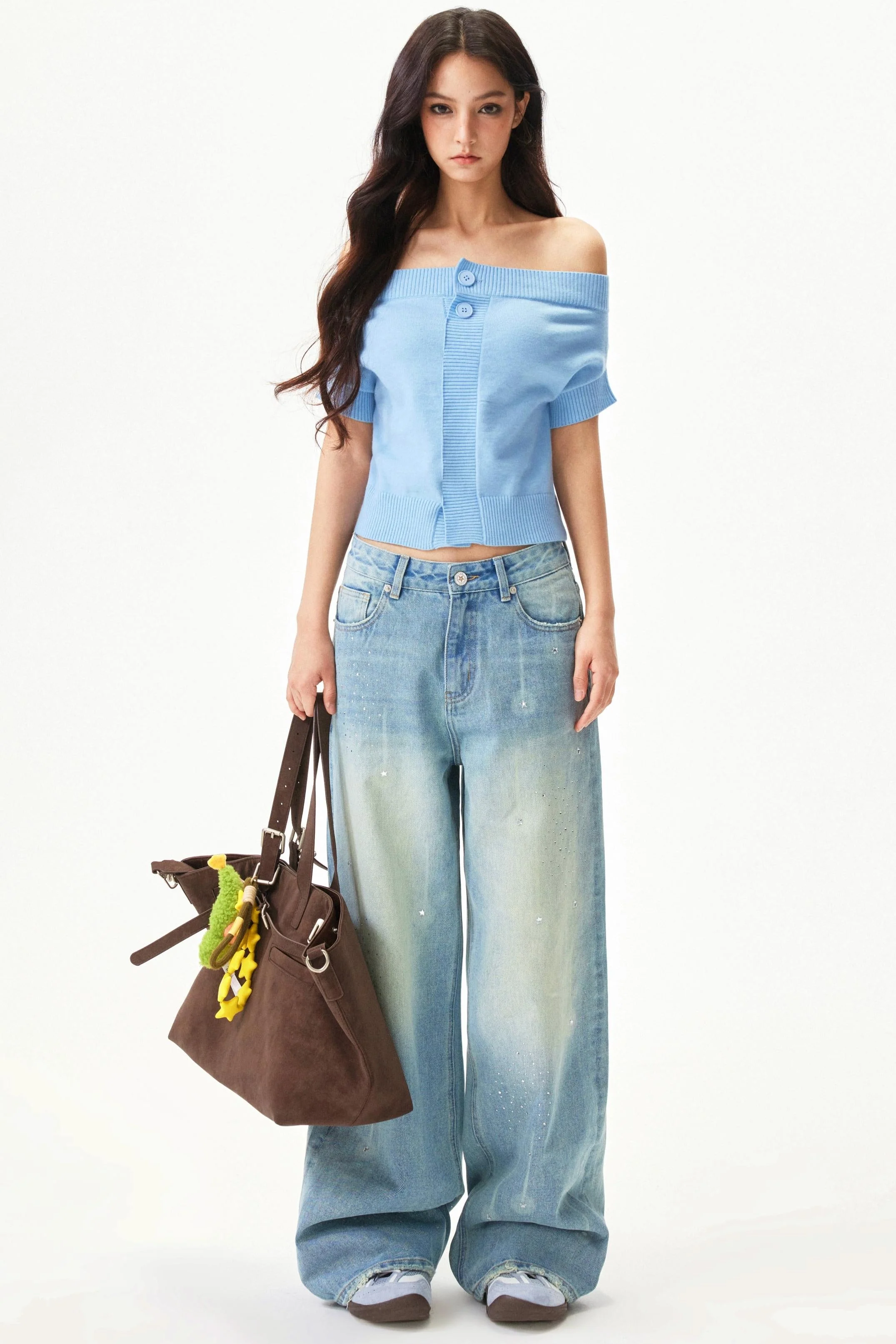 Meteor Shower Rhinestone Jeans - Image 19