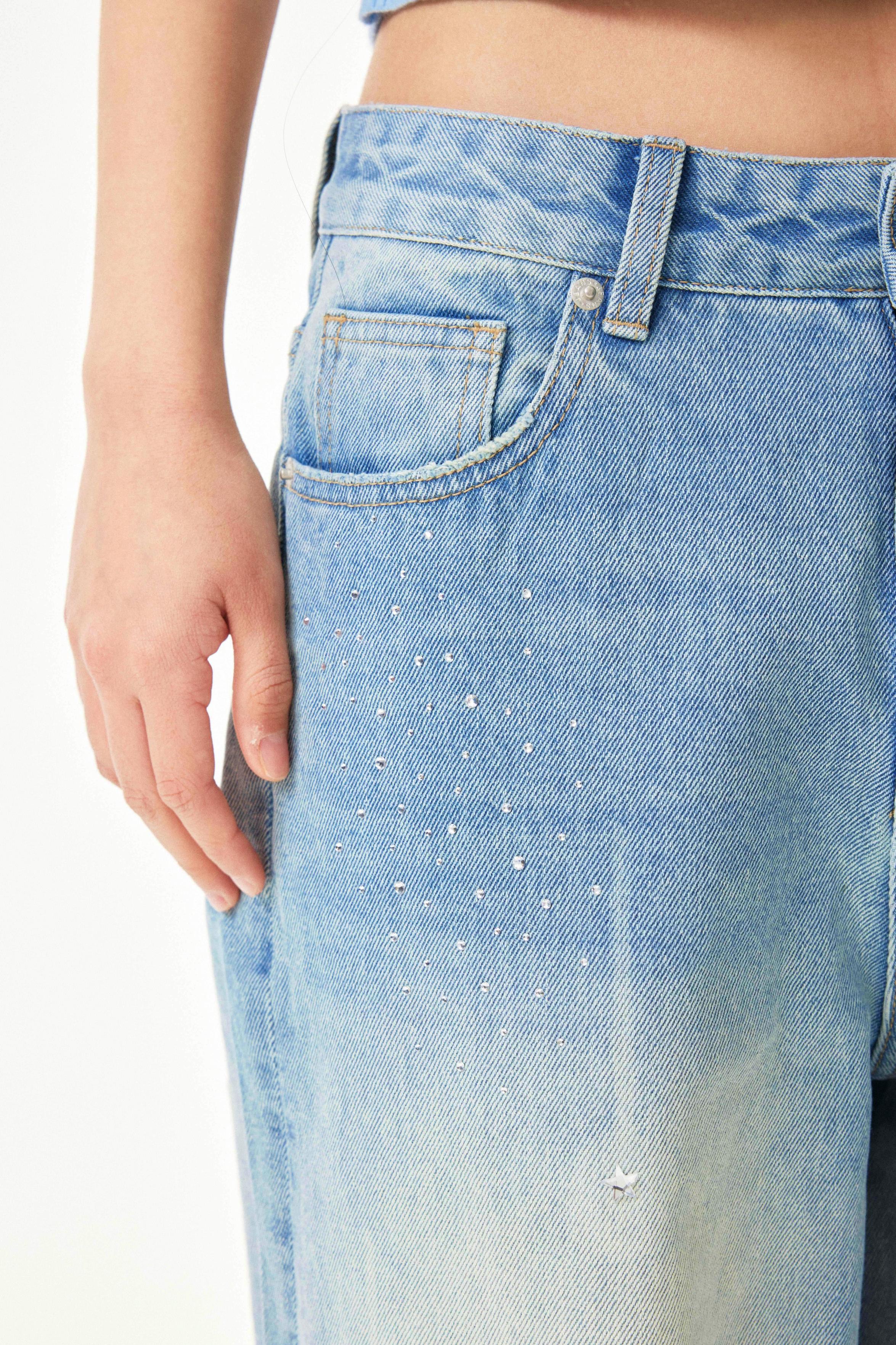 Meteor Shower Rhinestone Jeans - Image 22