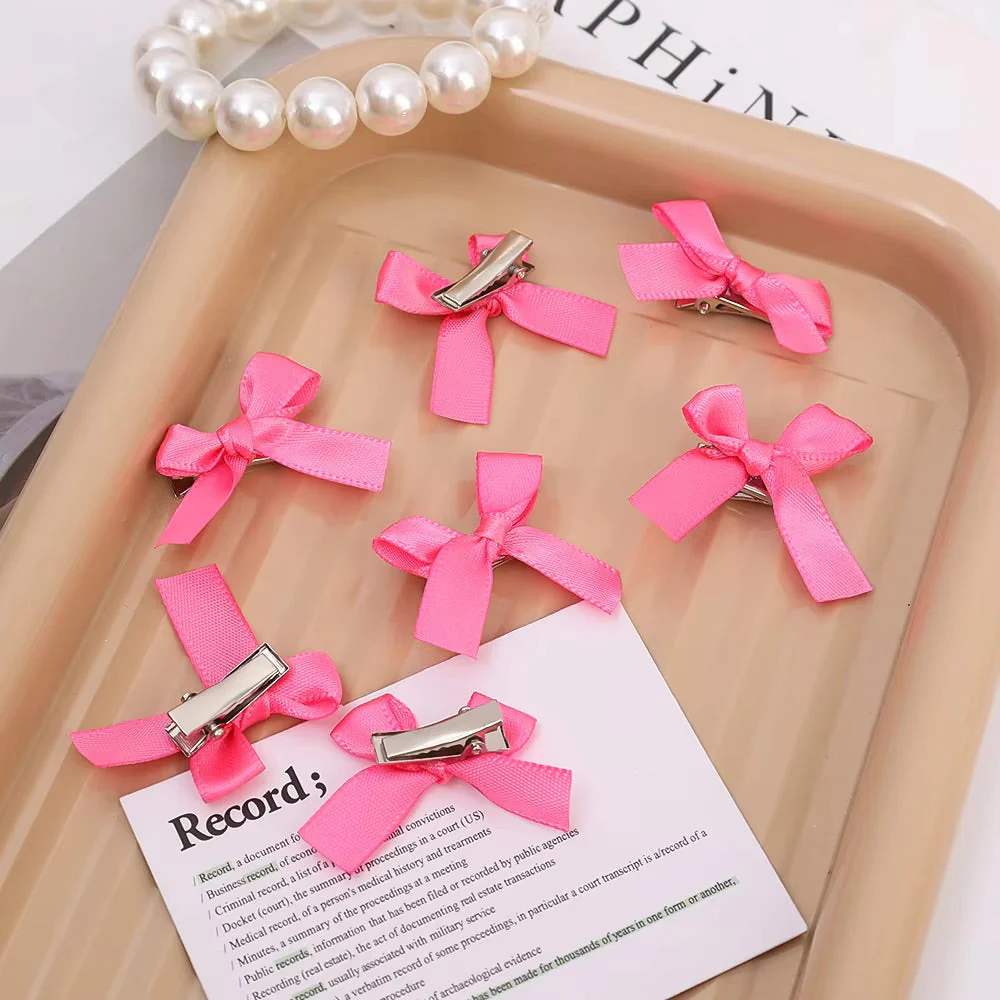 Micro Bow Hair Clips - Image 8