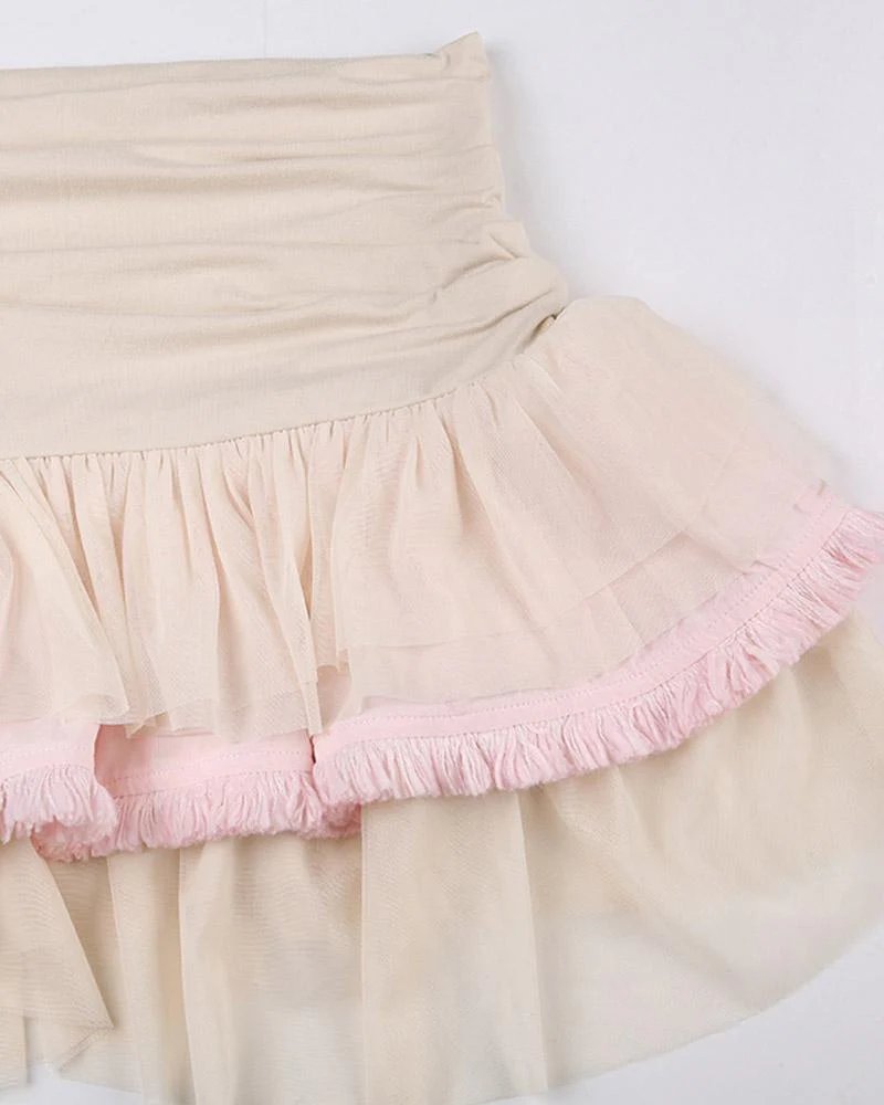 Mini Ruffled Skirt - Image 8