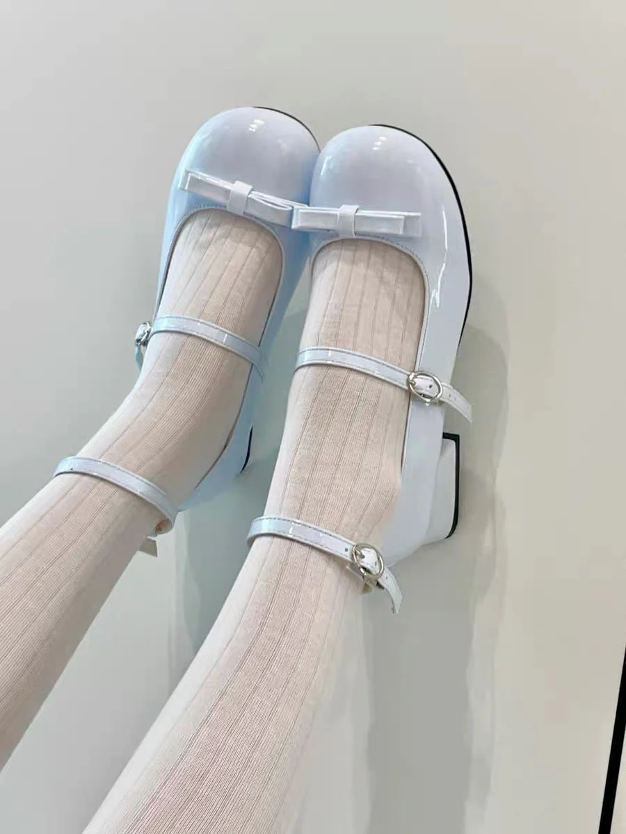 Miss Cream Low Heels - Image 11