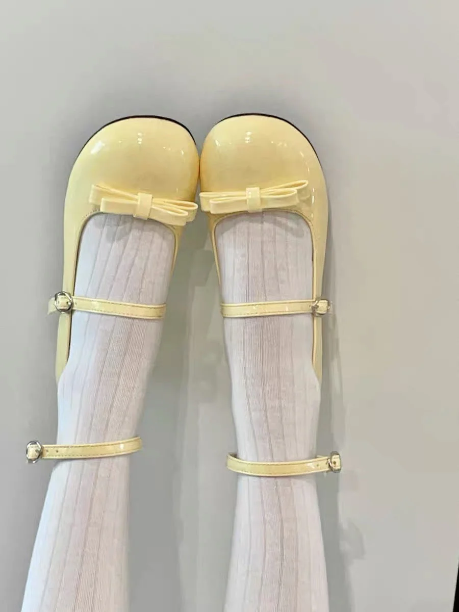 Miss Cream Low Heels - Image 15