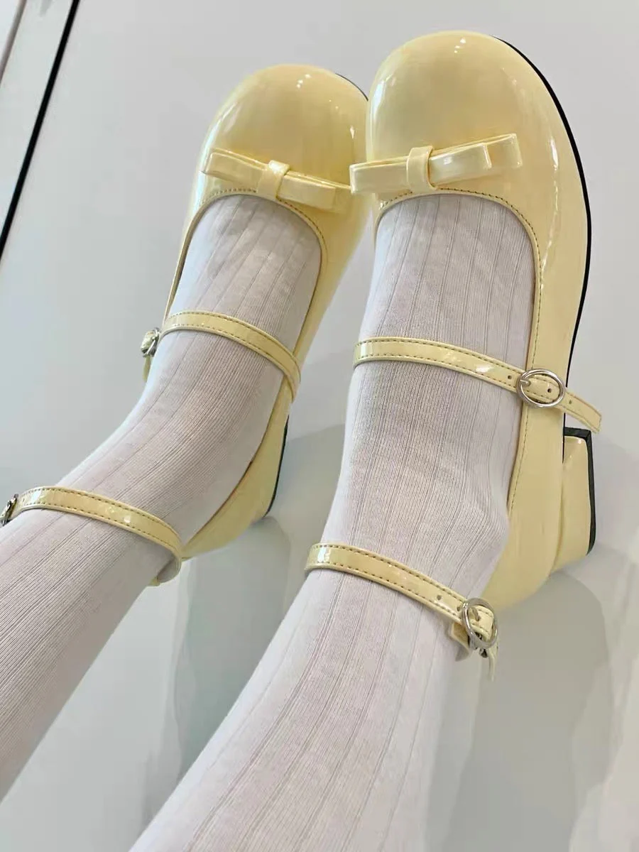 Miss Cream Low Heels - Image 16