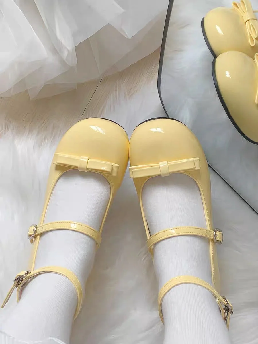 Miss Cream Low Heels - Image 17