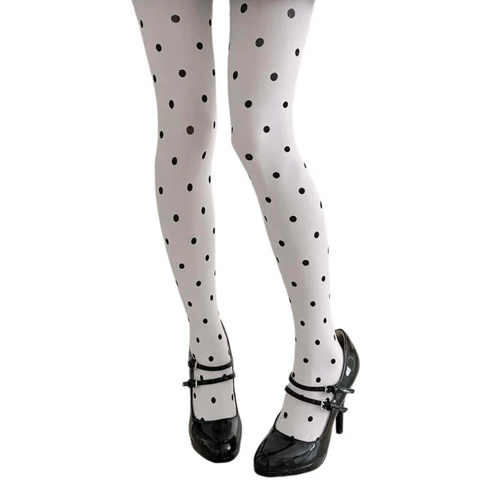 Missed Calls Polka Dot Tights - Image 9