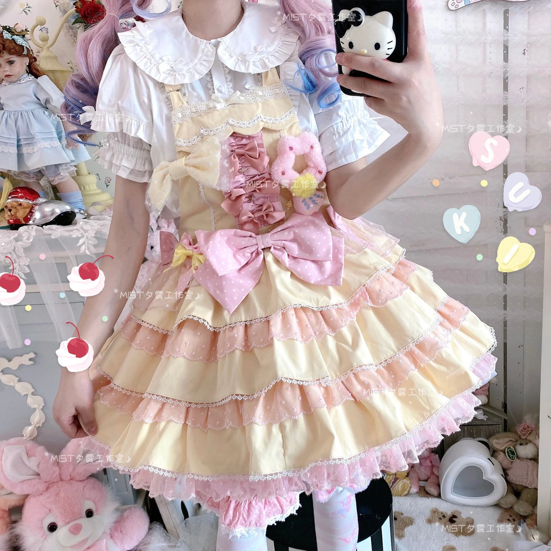 Kawaii Lolita Shirt Soft Girl Short-sleeved - Image 25