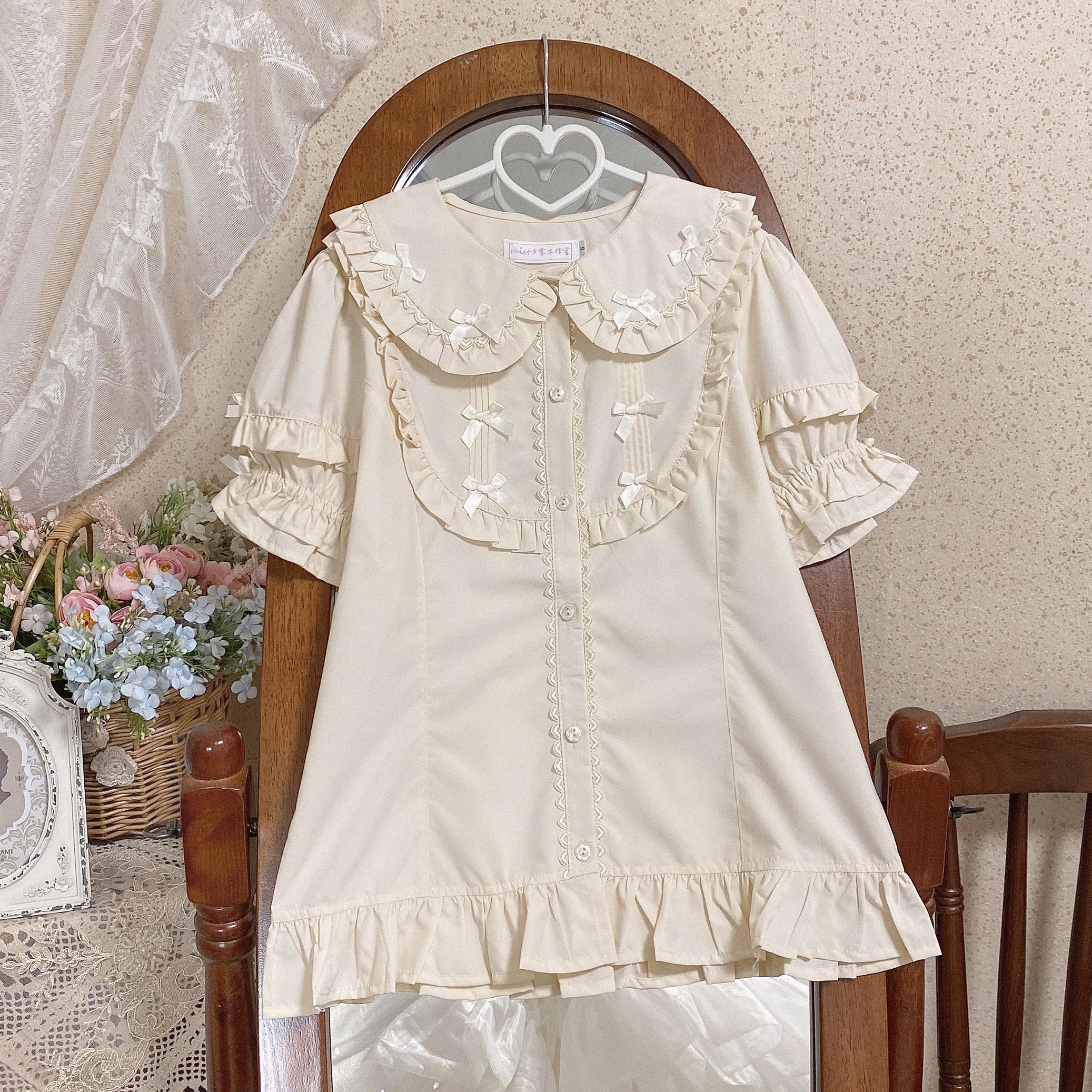 Kawaii Lolita Shirt Soft Girl Short-sleeved - Image 5