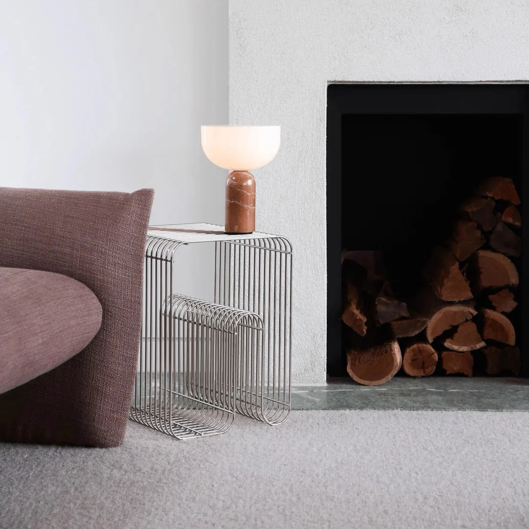 Modern Minimalist Metal Side Table - Image 10