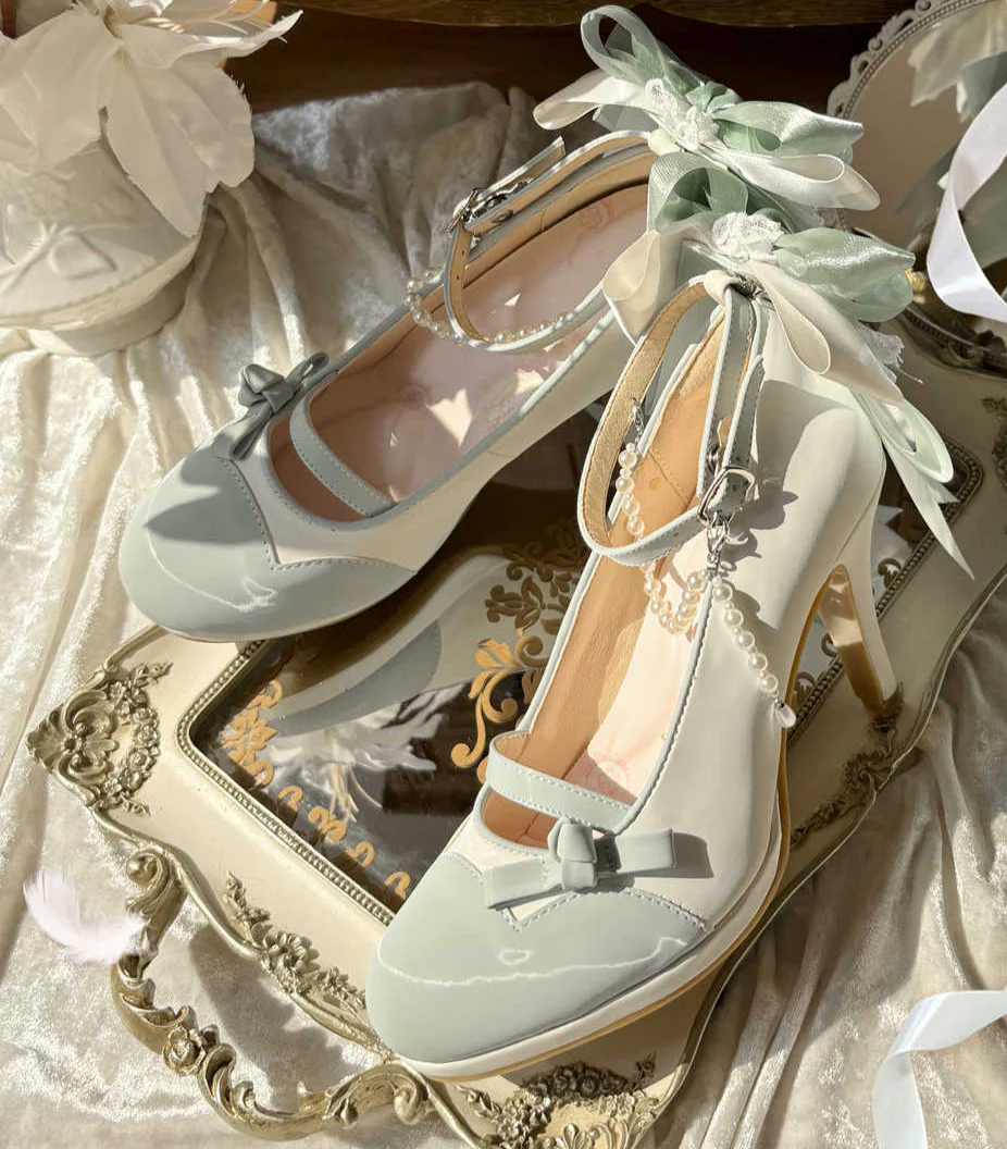 Monet Garden Lolita High Heels