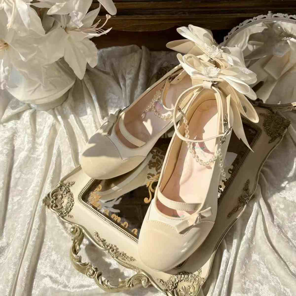 Monet Garden Lolita High Heels - Image 6