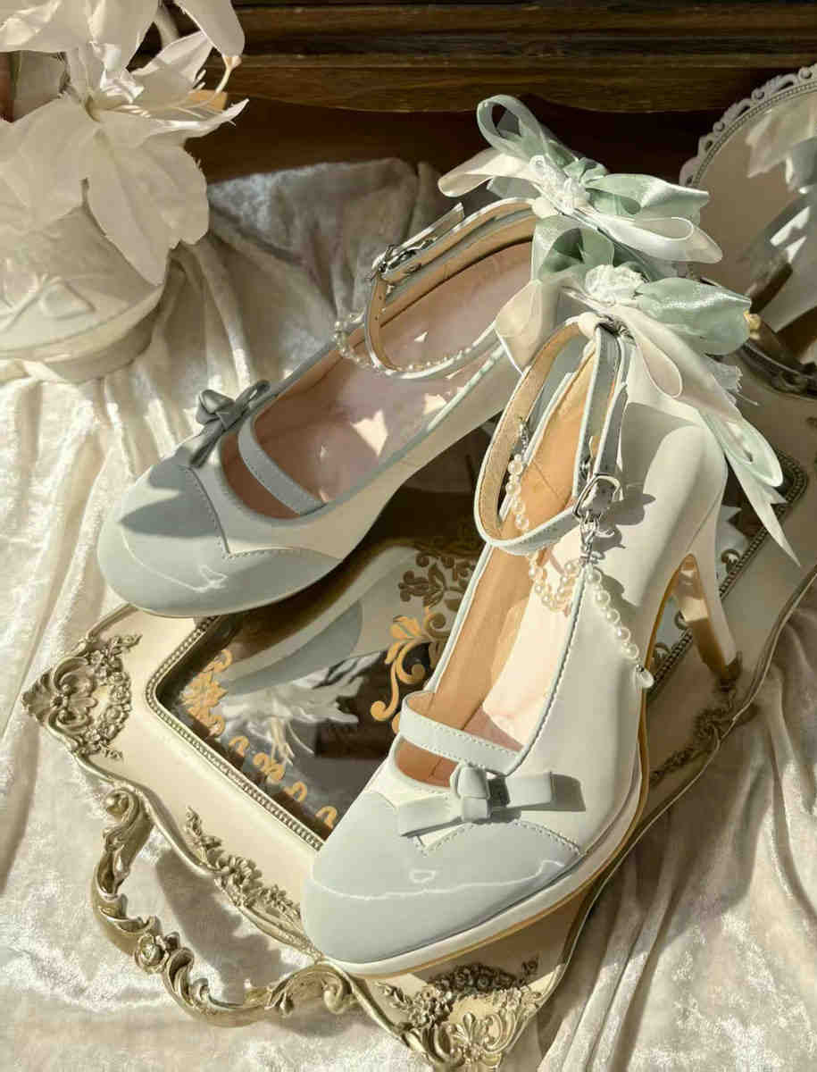 Monet Garden Lolita High Heels - Image 7