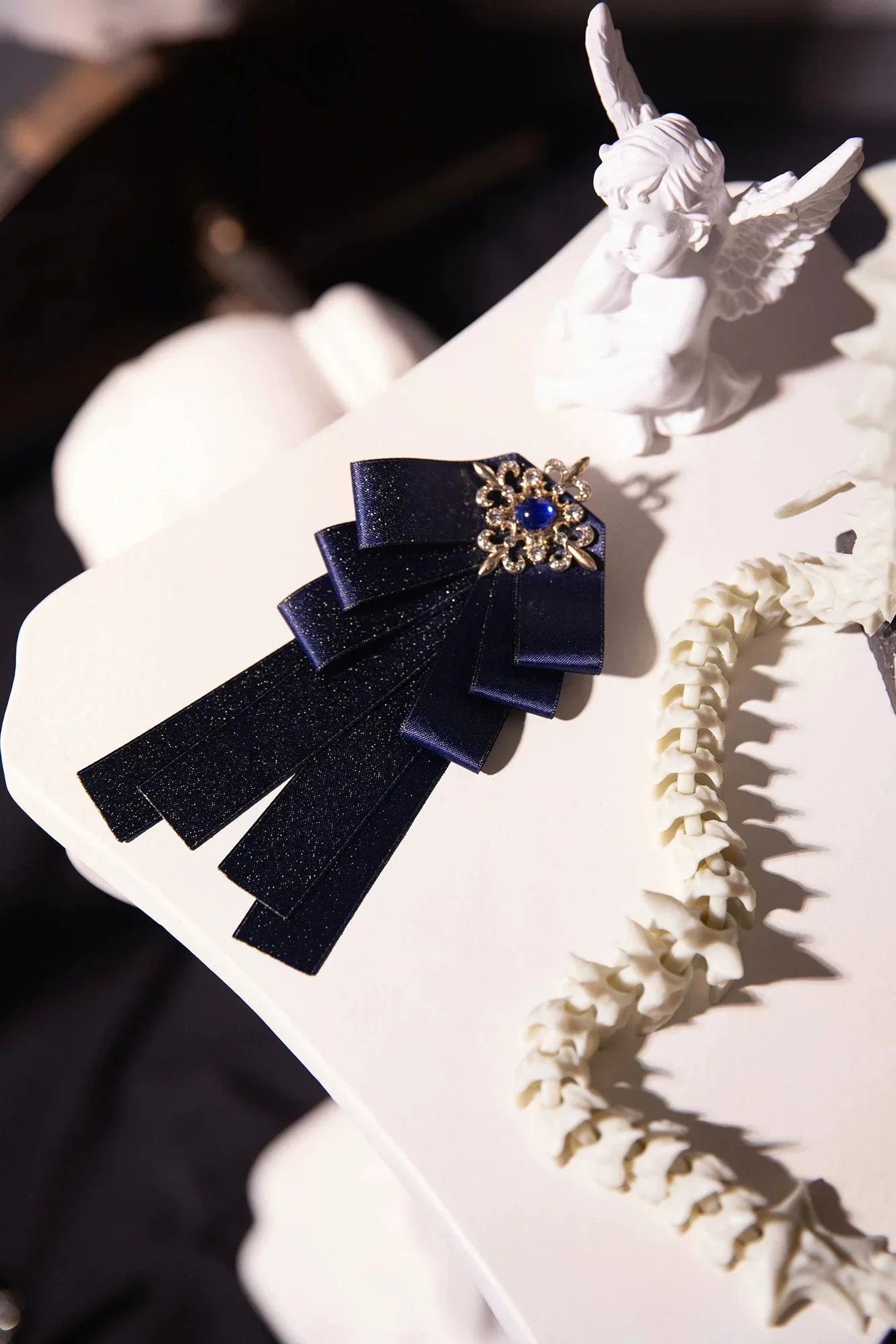 Moon Night Bat Wing Blouse + Brooch - Image 6