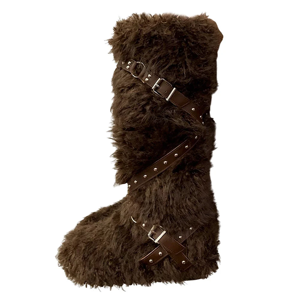 Moon Walk Furry Boots