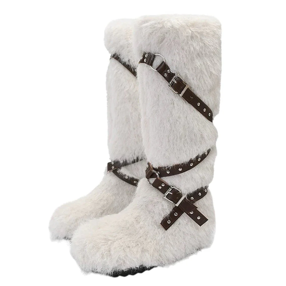 Moon Walk Furry Boots - Image 3