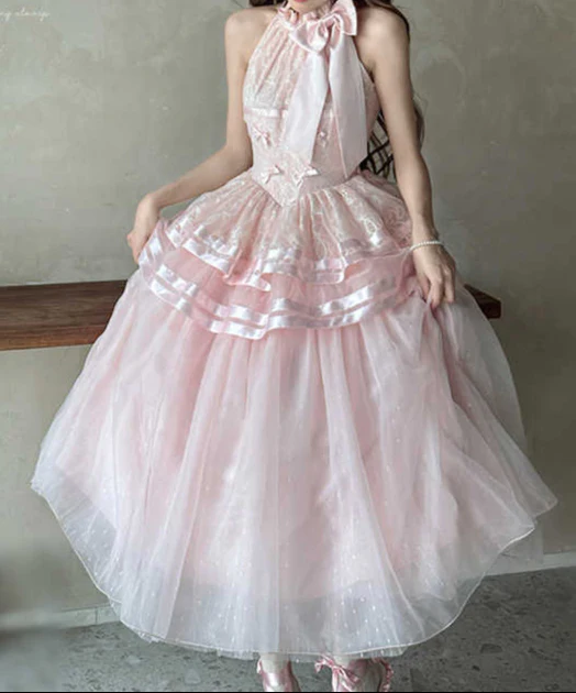 Moonlight Ballet Mesh Lolita Dress - Image 8