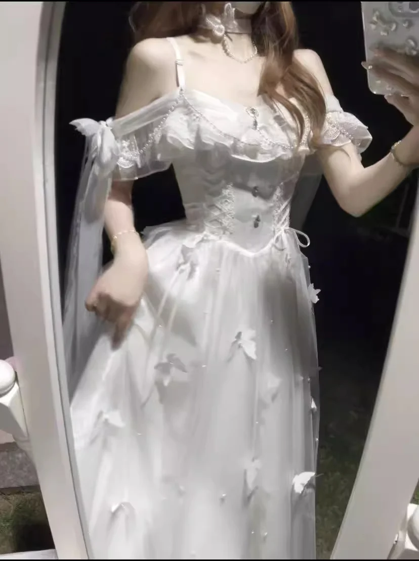 Moonlight Butterfly Fairy Gauze Dress - Image 2