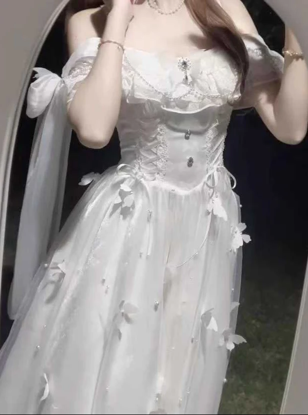 Moonlight Butterfly Fairy Gauze Dress - Image 8