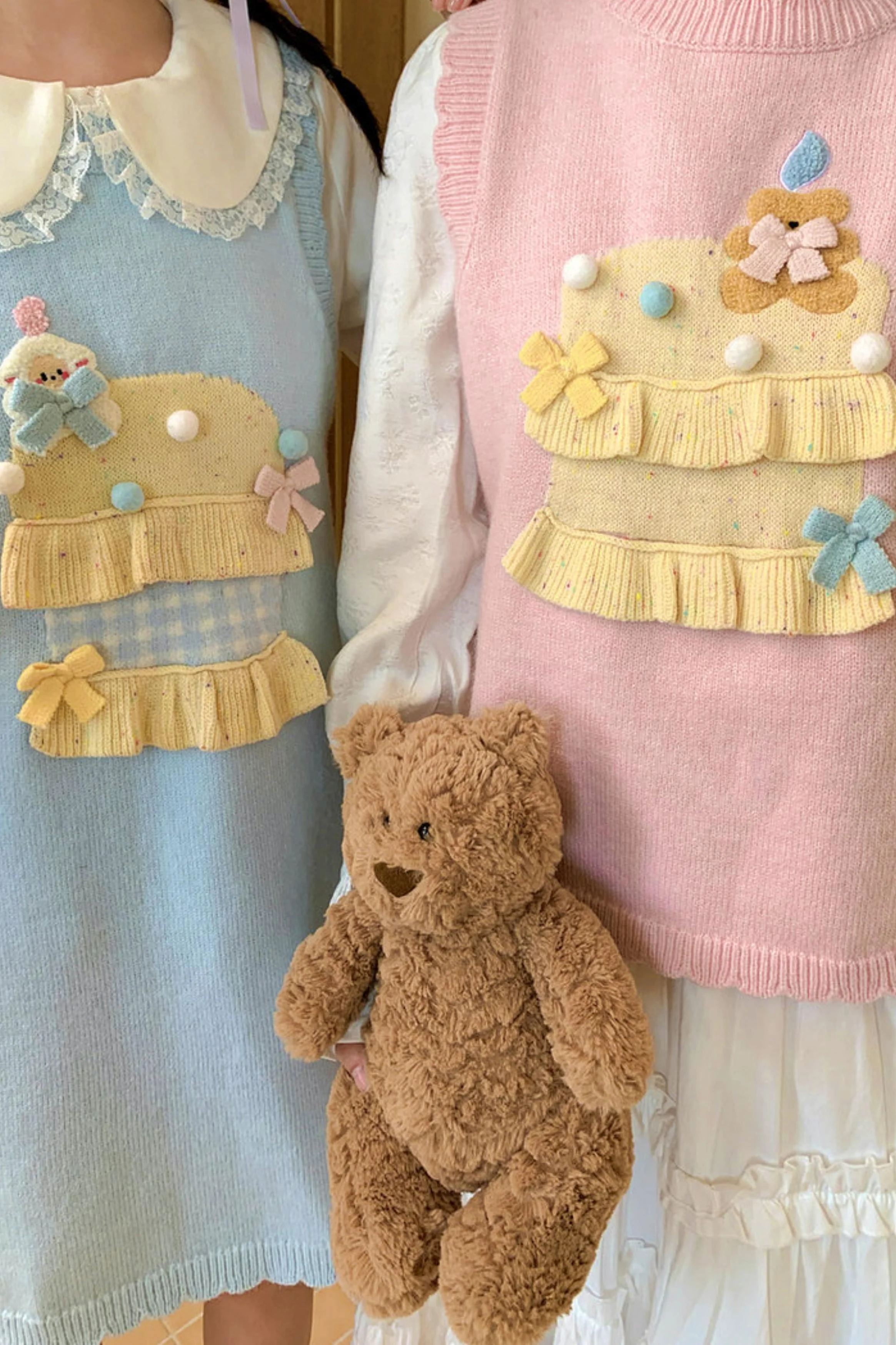 Mori Girl Knitted Vest + Dress - Image 10