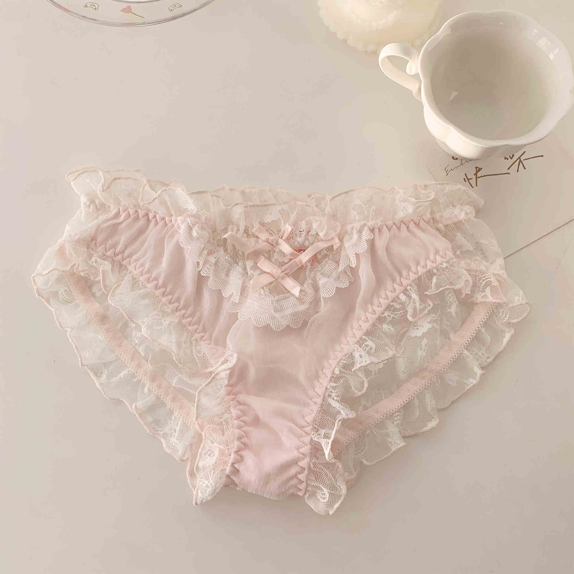 Morihi Kazuye Lace Bow Panties - Image 10