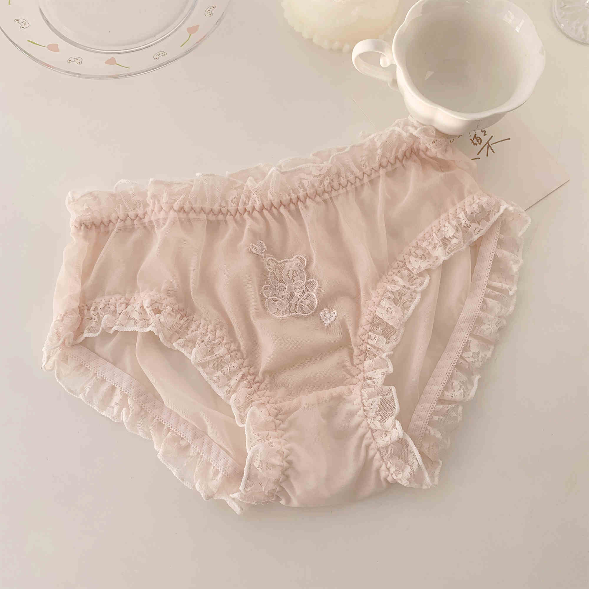 Morihi Kazuye Lace Bow Panties - Image 11
