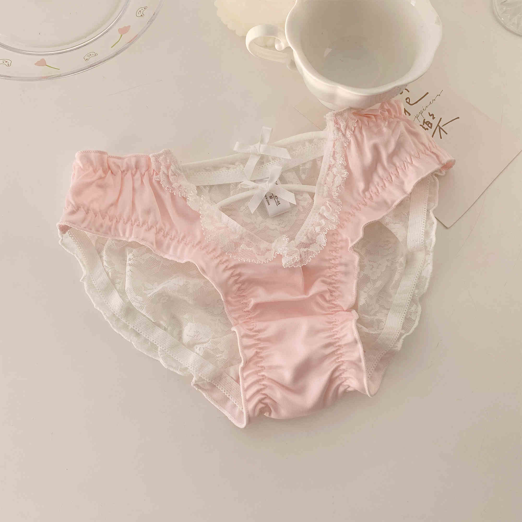 Morihi Kazuye Lace Bow Panties - Image 9