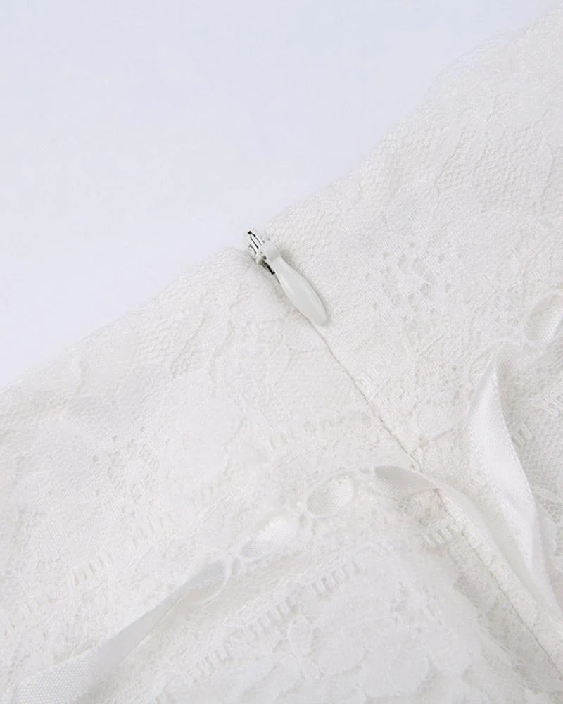 Mornbury Frilly Lace Shorts - Image 4