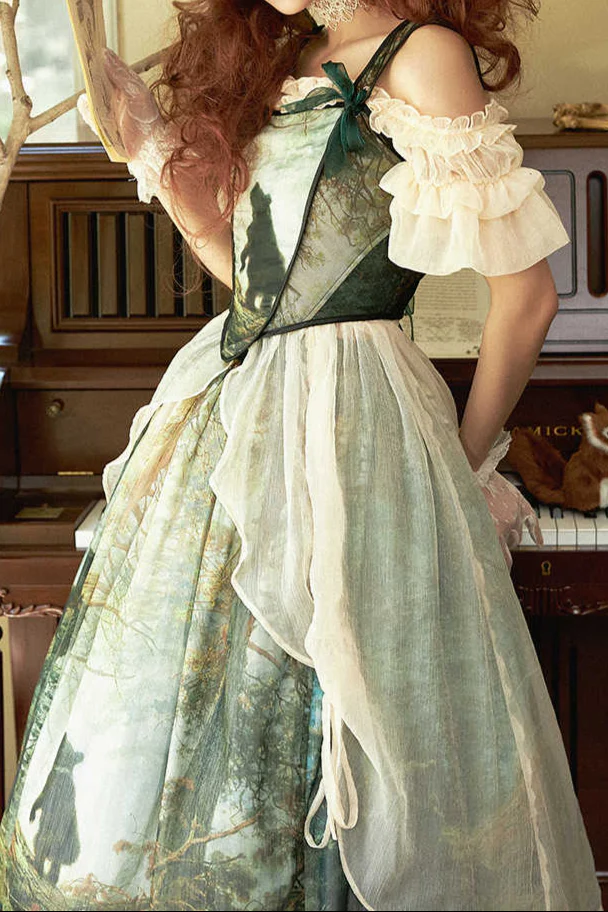 Morning Forest Cottage Lolita Dress - Image 3