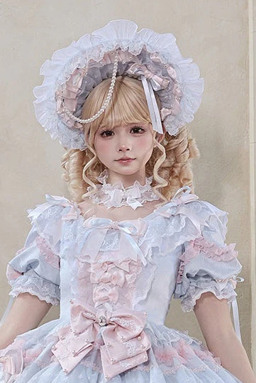 [Pre-order] Mist Blue Romantic Lace Lolita Series Accessories - Image 11